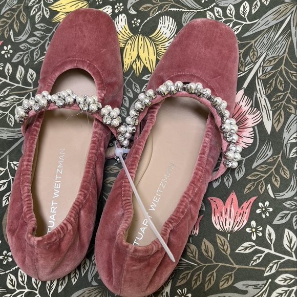 Stuart Weitzman Ballet Flats Poppy 6.5 - Picture 1 of 5